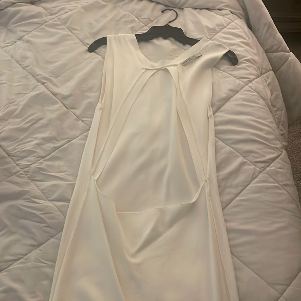Zara knit low cut dress